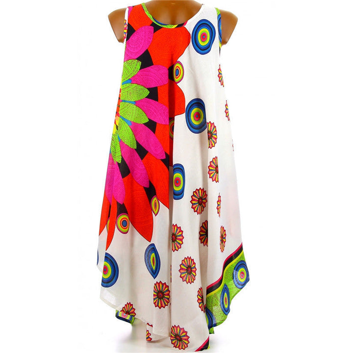 Damen Sommerliches Maxikleid mit floralem Design Drune
