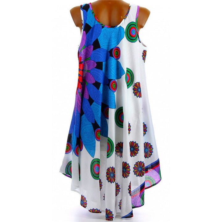 Damen Sommerliches Maxikleid mit floralem Design Drune