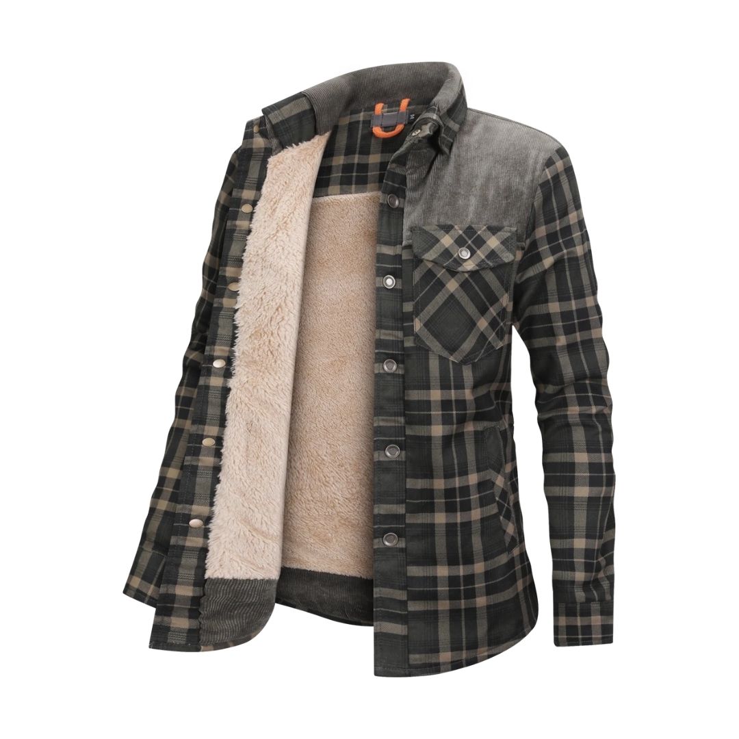 Drune | Warme Flanelljacke für Frauen für draußen und den Winter