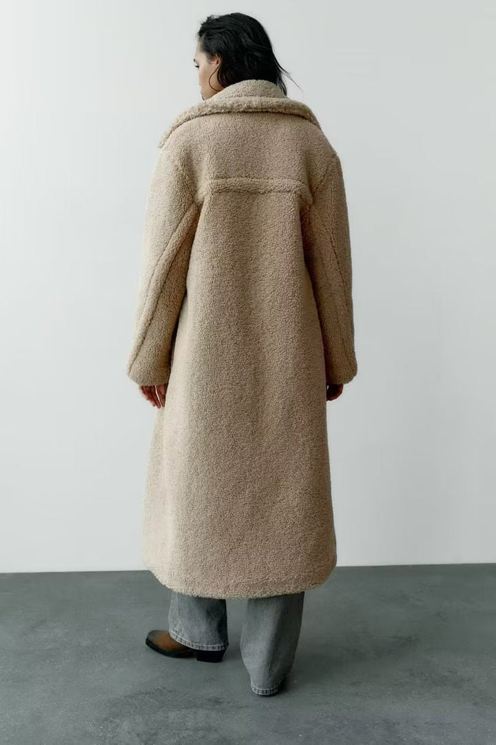 Drune | Lange Teddy Mantel Warme & Stilvolle Jacke für Jede Saison