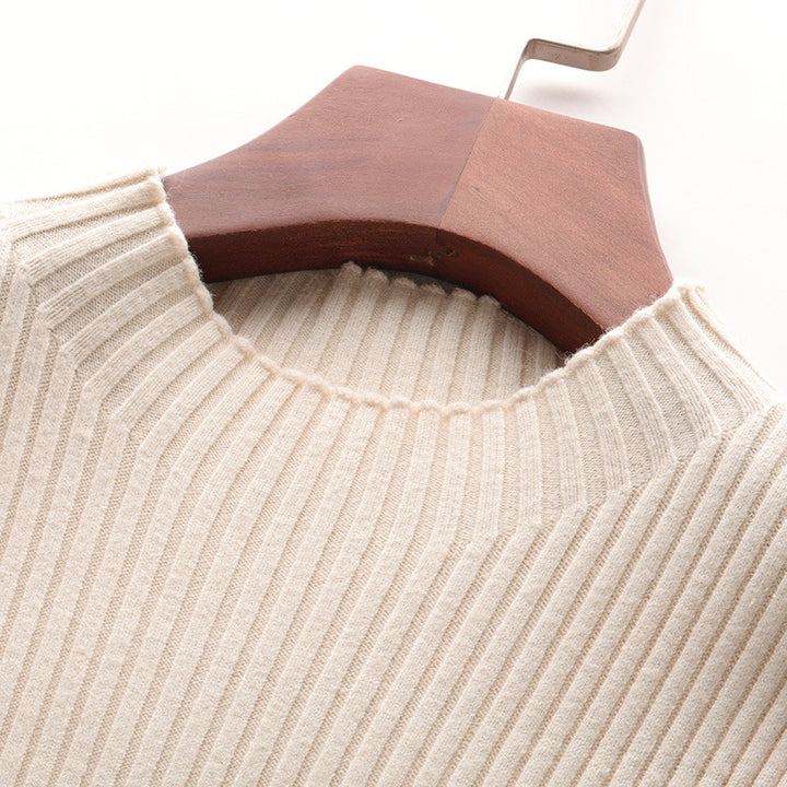 Damen Strickensemble mit V-Ausschnitt und feiner Rippstruktur Drune