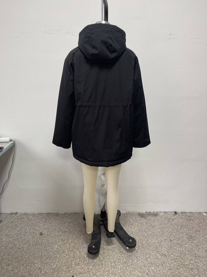 Drune | Kapuzenparka - Wasserabweisend - Verstellbarer Kordelzug - Winteroberbekleidung
