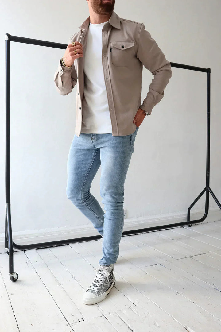 Drune | Premium-Jacke mit Knopfverschluss für Herren | Stylische und bequeme Jacke