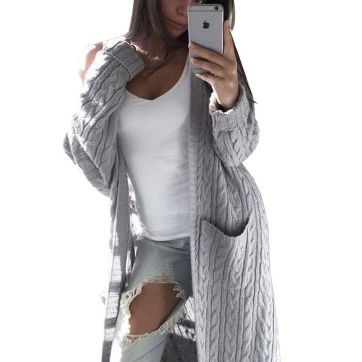 Damen Strickjacke im lässigen Oversized-Look mit Taschen Drune