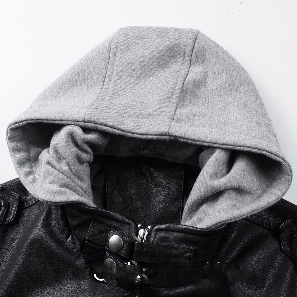 Drune | Herren Leder Wintermantel