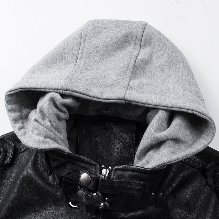 Drune | Herren Leder Wintermantel