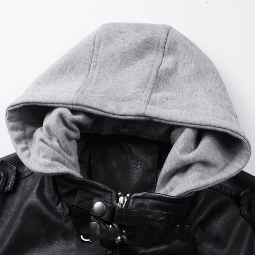 Drune | Herren Leder Wintermantel