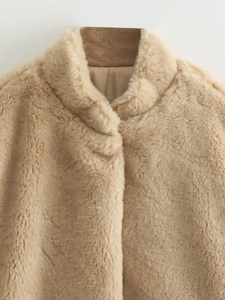 Drune | Weiche Teddybär Jacke für Damen