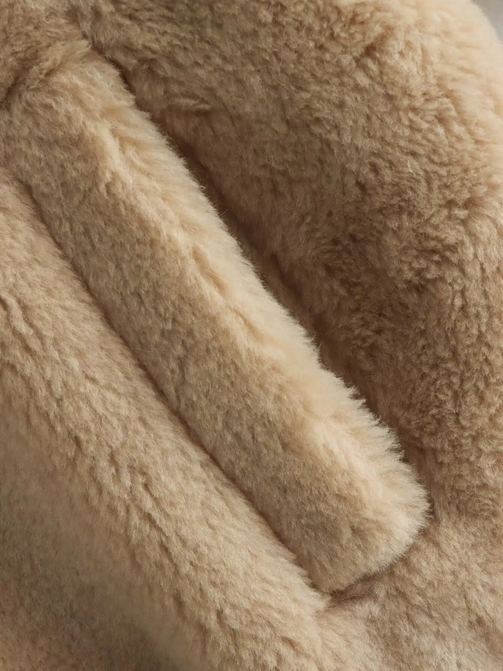 Drune | Weiche Teddybär Jacke für Damen