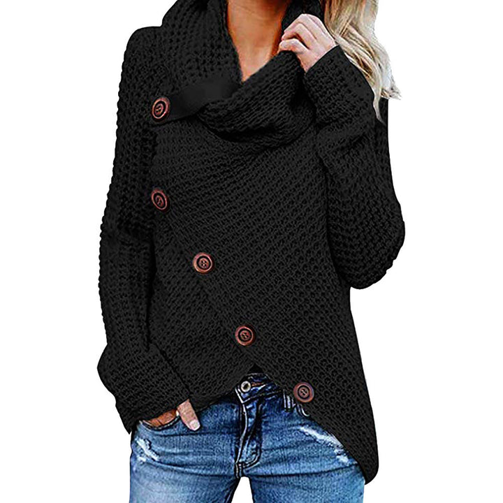 Damen Strickjacke mit asymmetrischem Schnitt und Kragen Drune