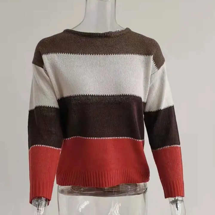Drune | Farbblock-Pullover, bequemer Pullover