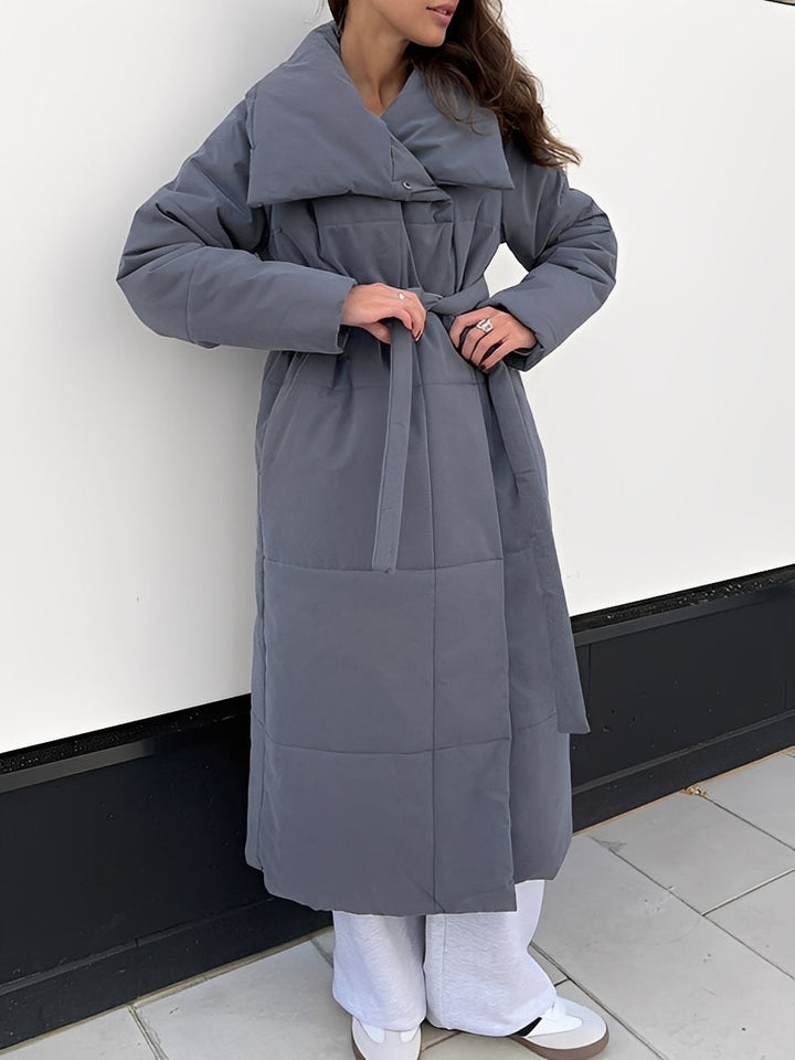 Drune | Lange, warme Damenjacke mit Futter