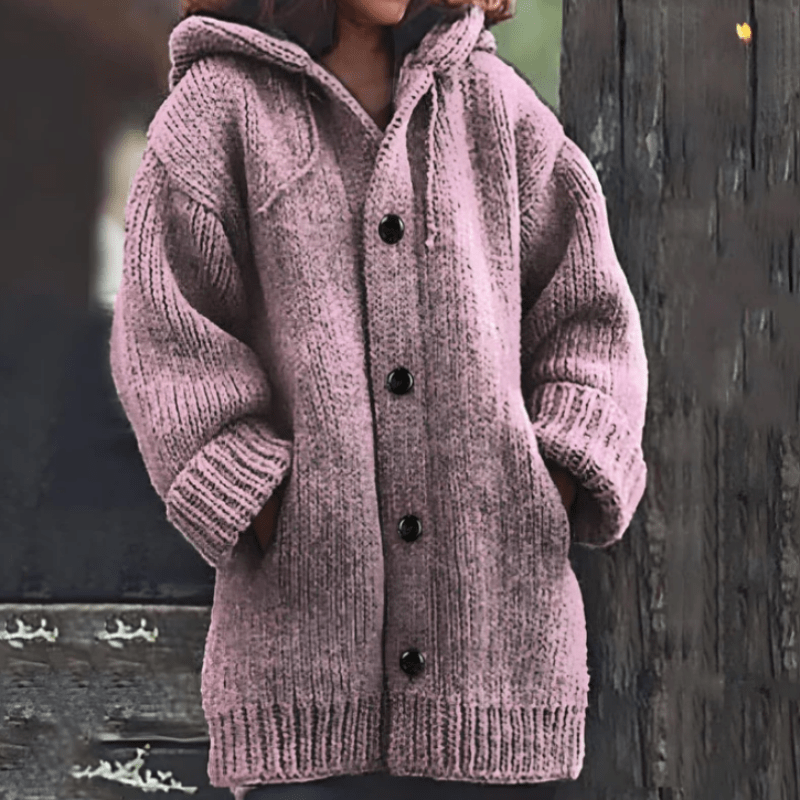 Drune | Warme Damen-Strickjacke