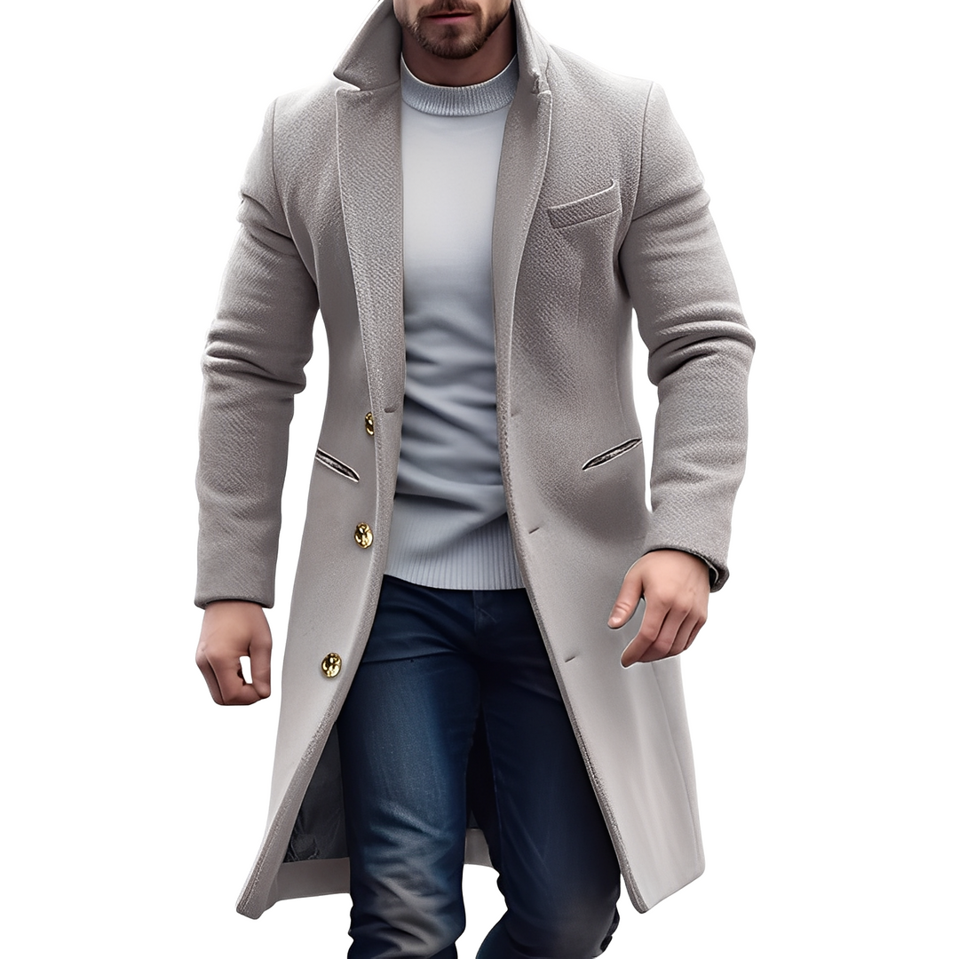 Drune | Eleganter Wolltrenchcoat für Männer