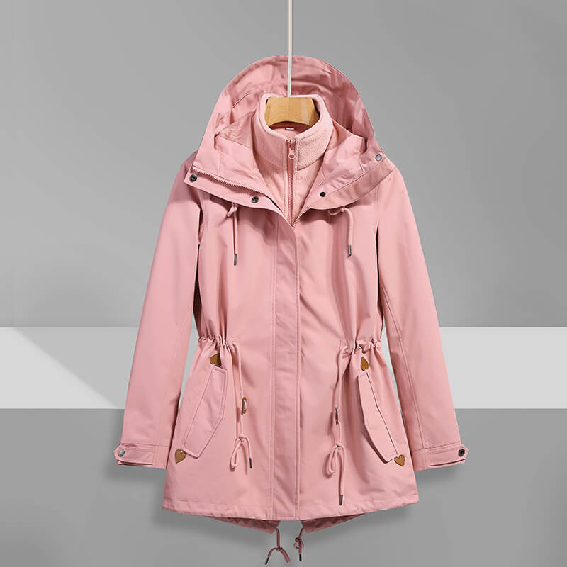Drune | Kapuzenregenjacke - Verstellbare Passform - Leichtes Design - Outdoor-Essential