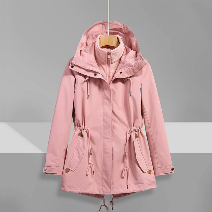Drune | Kapuzenregenjacke - Verstellbare Passform - Leichtes Design - Outdoor-Essential