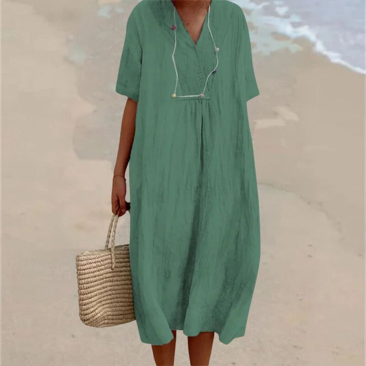 Drune | Bequeme Kleid Aus Leinen