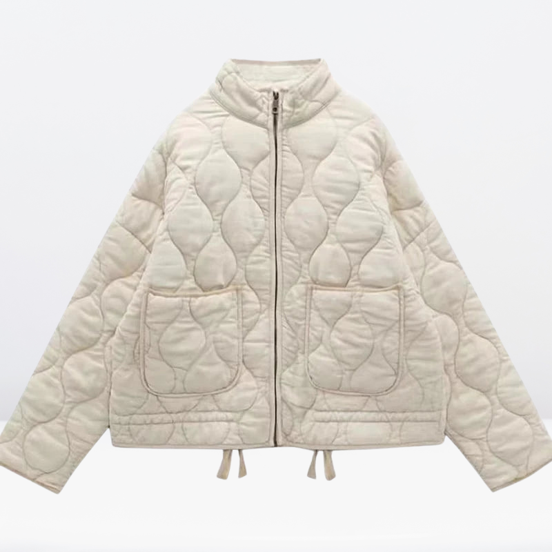 Drune | Damen Steppjacke mit Kordelzug & Reißverschluss