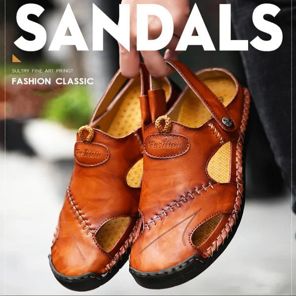 Drune | Herren Sandalen Hergestellt aus Sehr Weichem Leder, Das Atmungsaktiven Komfort Unter J Edem Outdoor Abenteuer Gewährleistet.