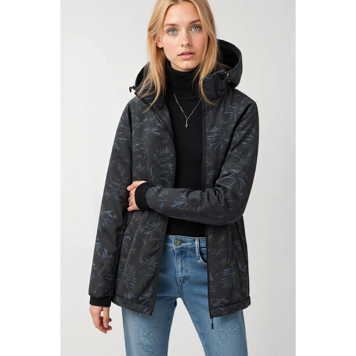 Drune | Damen Windjacke mit Kapuze und Durchgehendem Reißverschluss