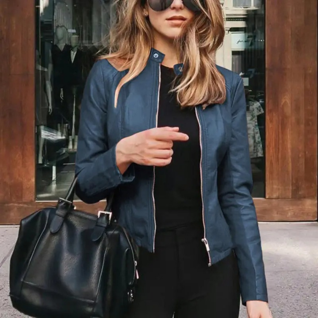 Drune - Damen Leder Motorradjacke