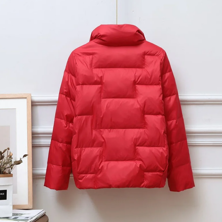 Drune | Gep quiltete Daunenjacke Rollkragen Daunenjacke