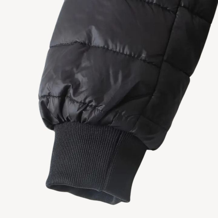 Drune | Damen Kunstpelz Futter Gesteppte Kapuzenjacke