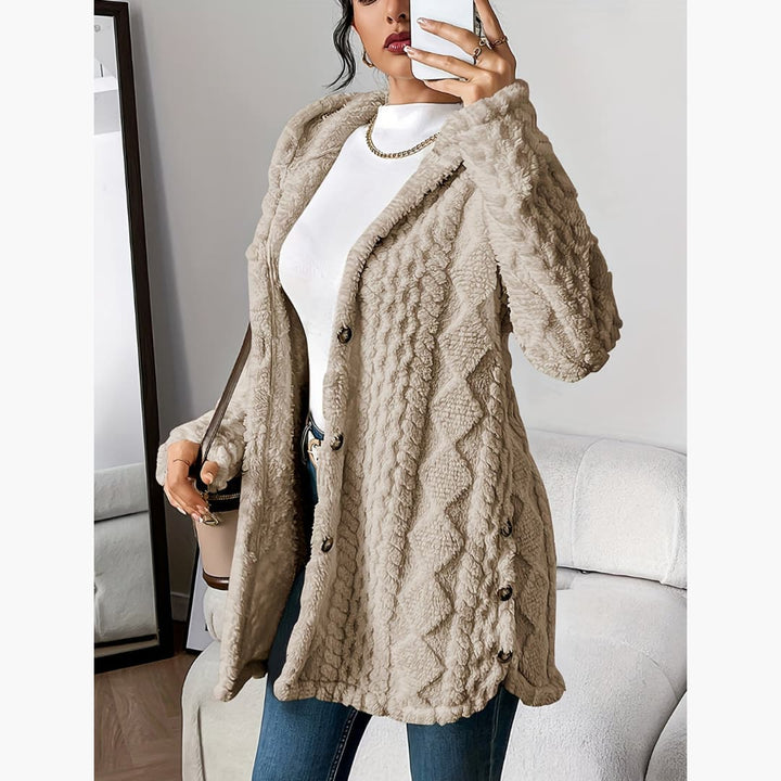 Drune | Gemütlicher Hoodie mit Teddy-Pullover für Damen