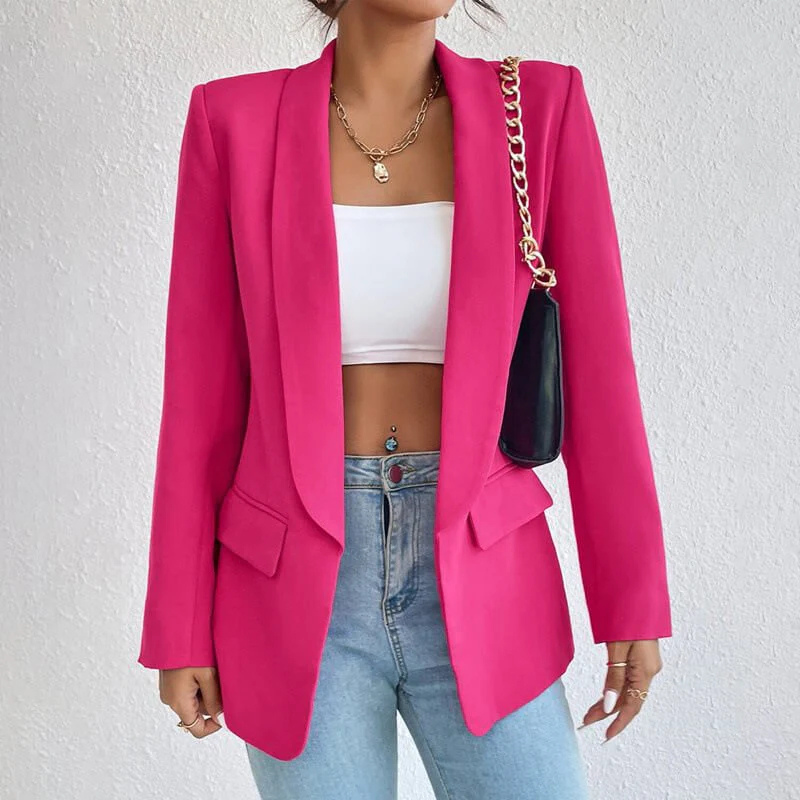 Drune | Blazer Schmaler Schnitt Strukturierte Silhouette Klassisches Einreiher Design