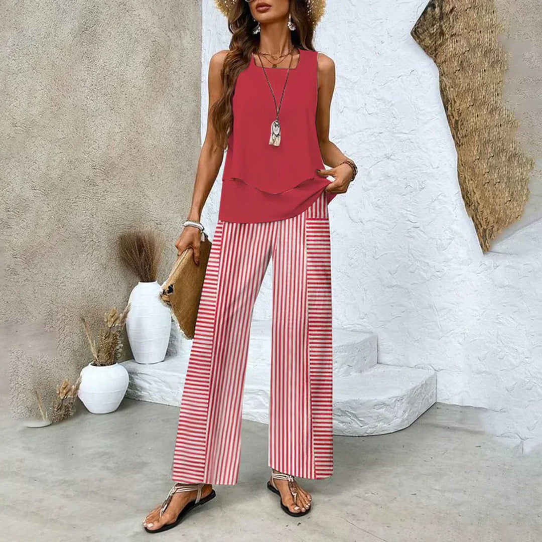 Drune | Kaya Trendiges 2-Teiliges Sommer-Set