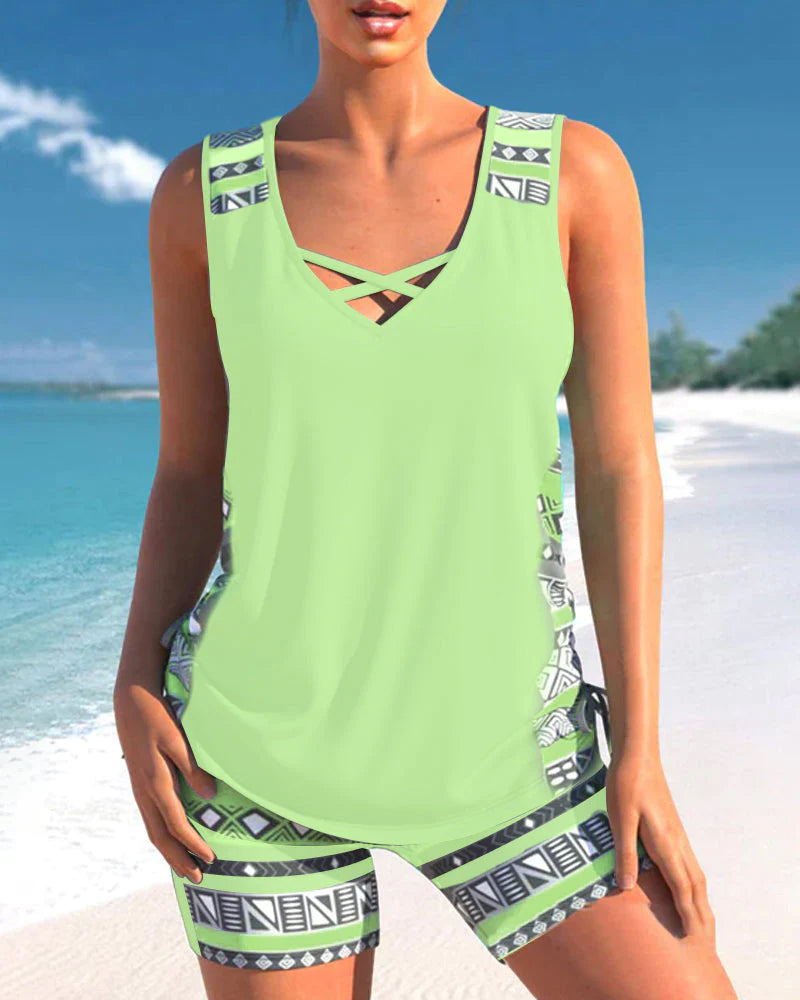 DruneTankini Set Bequemer Tankini für Den Strand