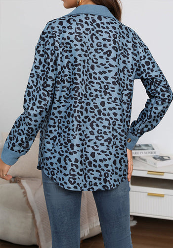Drune | Frauen Leopardenmuster Jacke