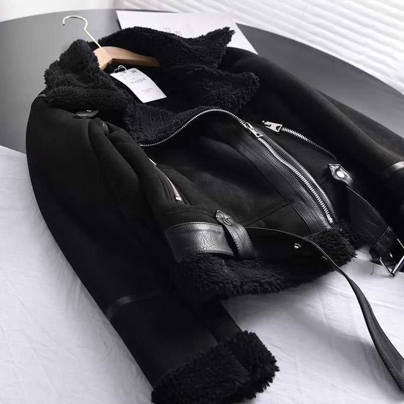 Drune | Wildleder Winterjacke - Warm & Stilvoll