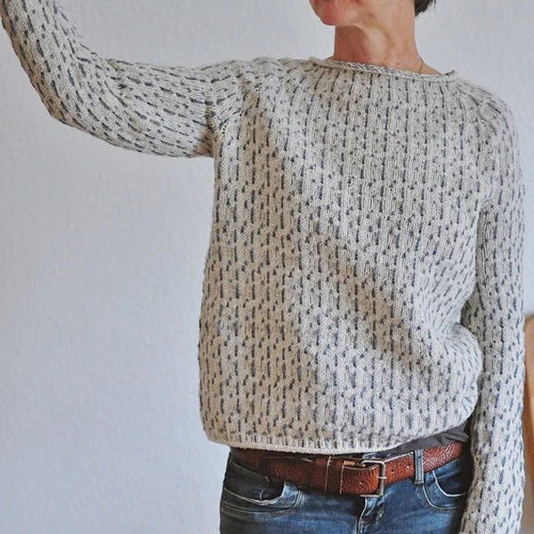 Drune | Strickpullover mit Muster Lässige Passform Komfort und Stil