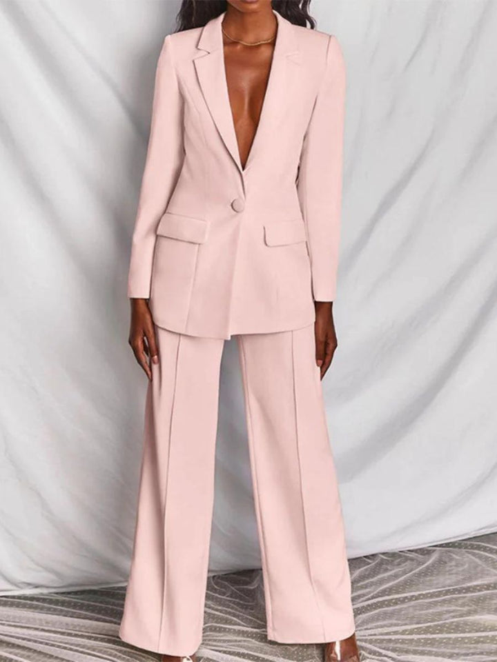 Drune | Blazer und Hose Set für Damen Business Kleidung