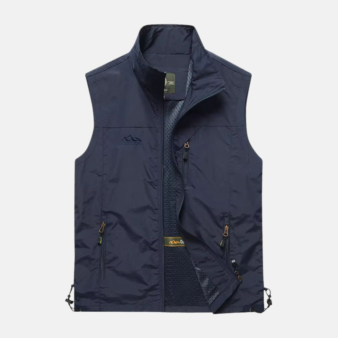 Drune | Leichte Multifunktionsweste mit Taschen für Herren für den Outdoor-Einsatz
