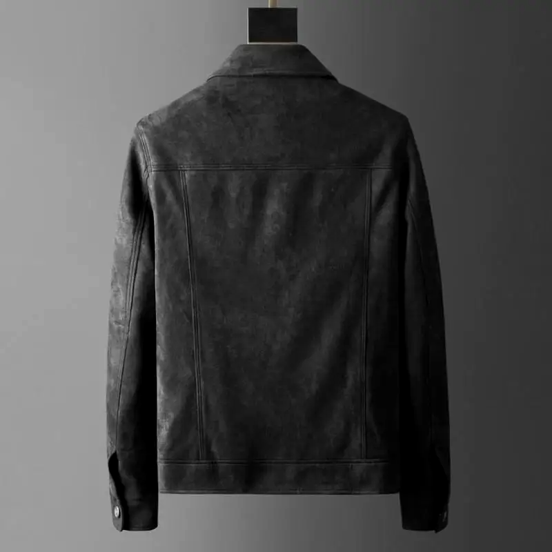 Drune - Klassische Wildlederjacke