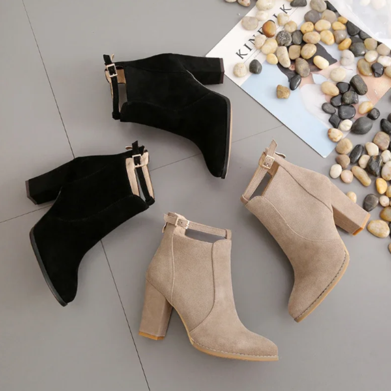 Drune | Stiefel mit hohem Blockabsatz für Frauen
