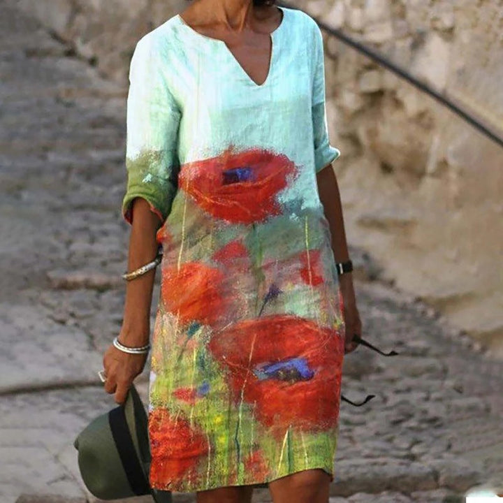 Drune | Bezauberndes Kleid mit Blumenmuster