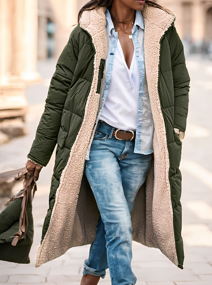 Drune | Warmer, gepolsterter Parka-Mantel für Damen