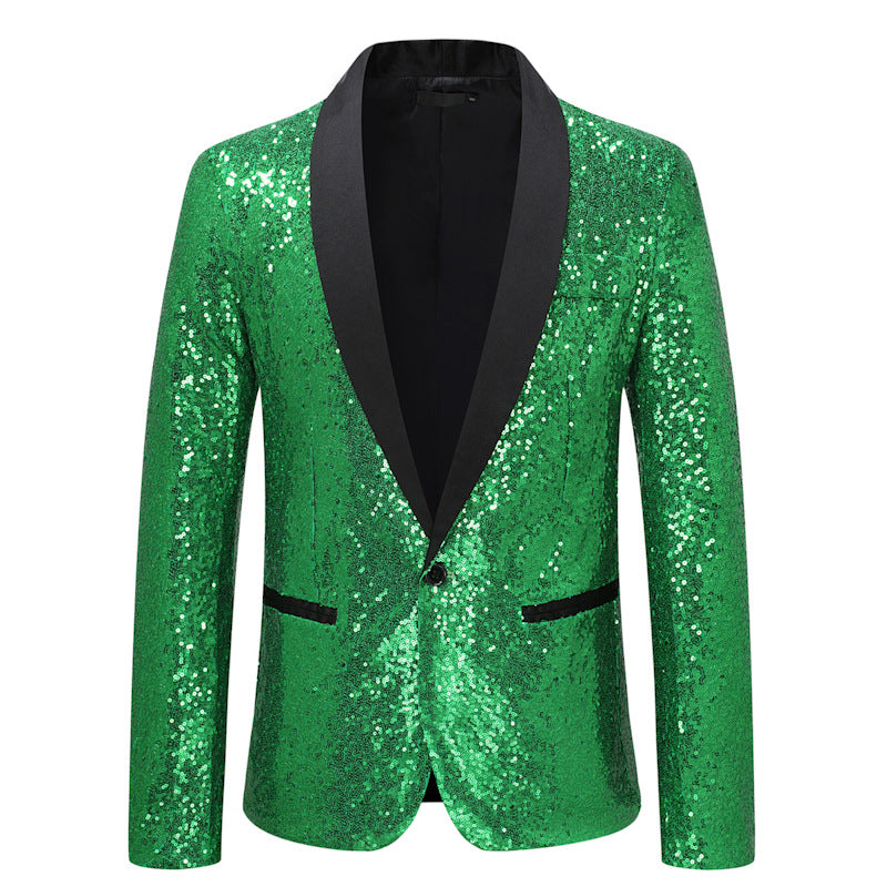 Drune | Stilvoller Pailletten-Blazer für Herren