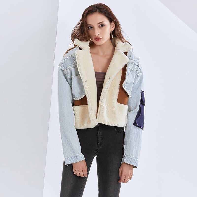 Drune | Baumwoll Patchwork Jacke