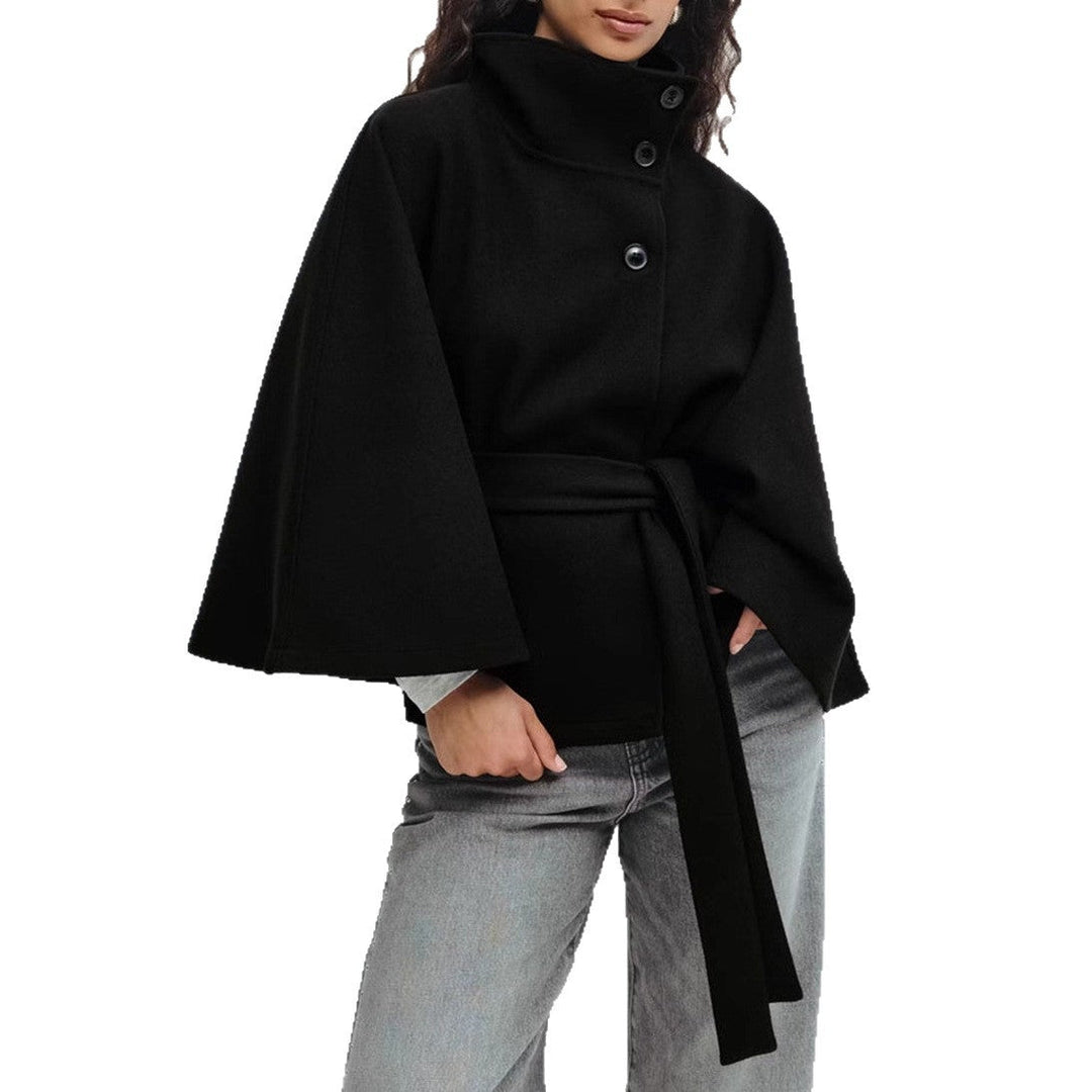 Drune | Damen Fließende Teilweise Gekleidete Stylische Jacke