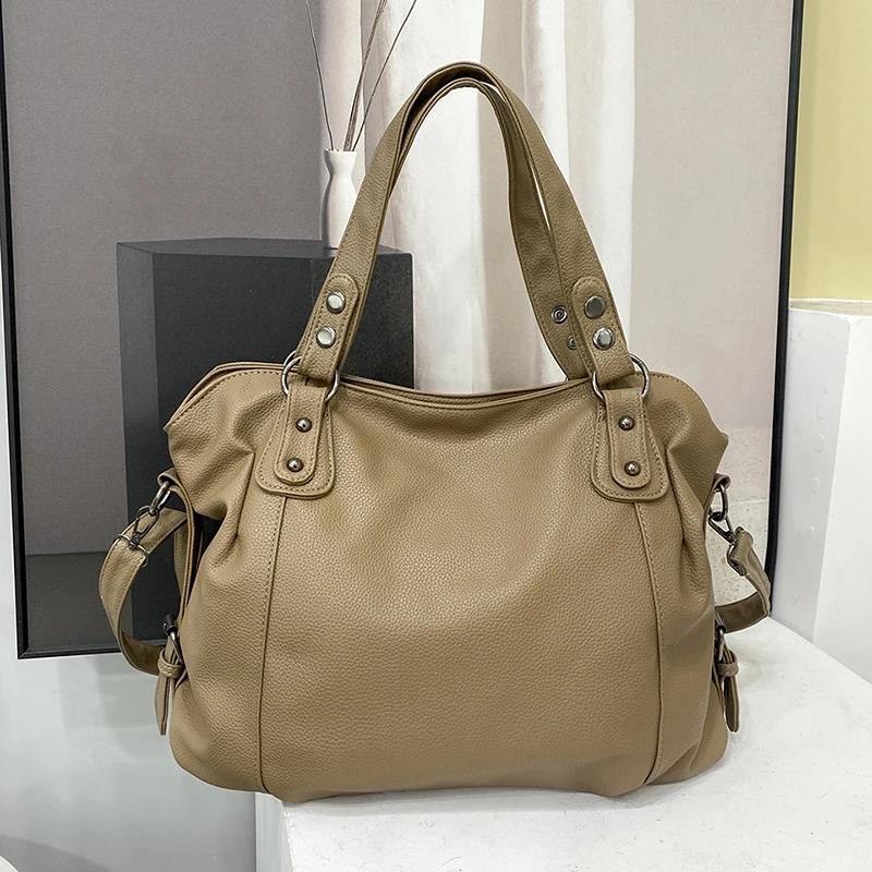 Drune | Luxe Lederne Damen Schultertasche