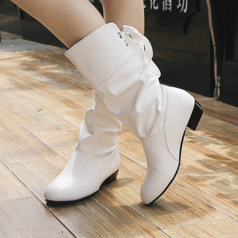 Damen modische Stiefel Drune