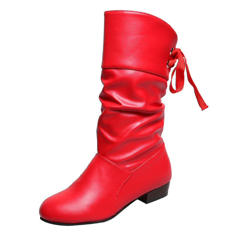 Damen modische Stiefel Drune