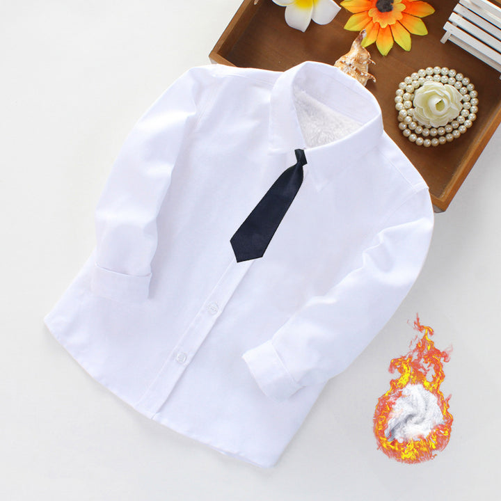 Damen Elegantes Langarmhemd mit weicher Innenseite Drune
