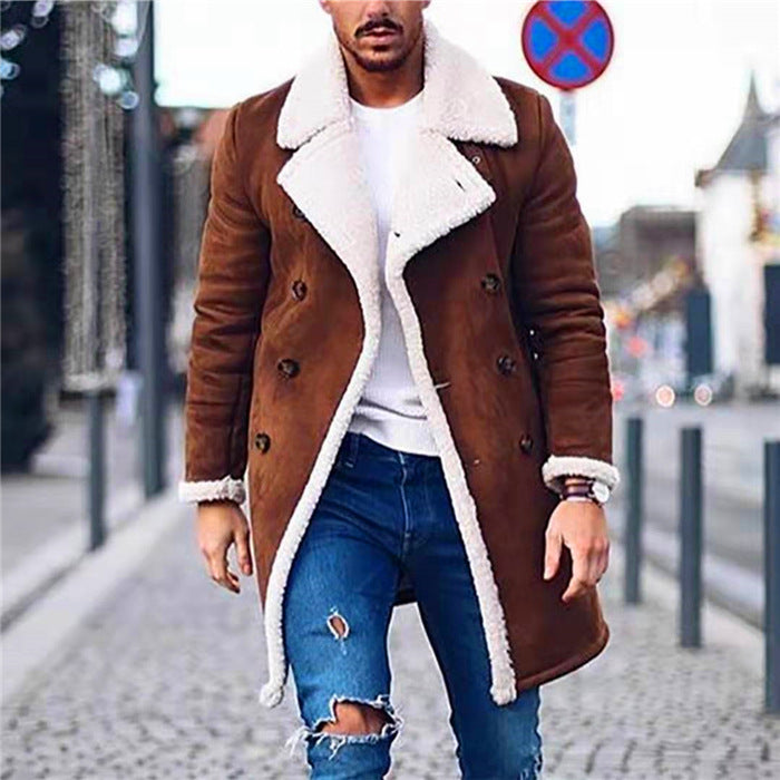 Herren gefütterter Wintermantel Drune