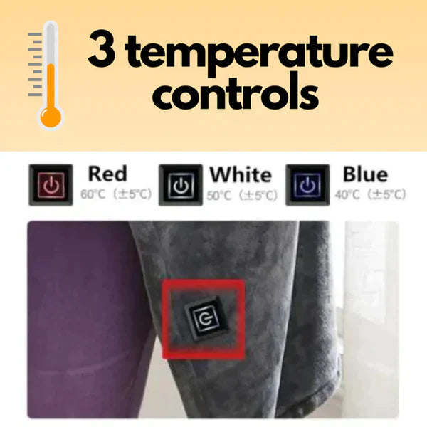 Drune | Warme Fleecedecke | Mit Temperaturkontrolle