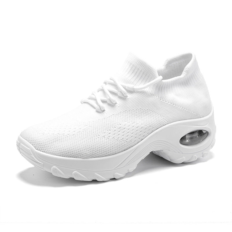 Damen nan gestrickter Sockensneaker mit Luftkissenlaufsohle und elastischem Strickobermaterial Drune